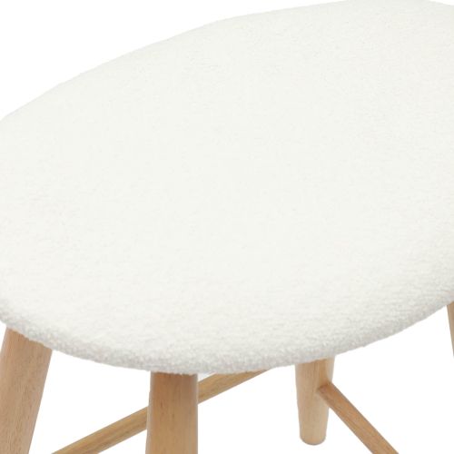 Обедени столове 2 pcs Естествен 46 x 37 x 63 см