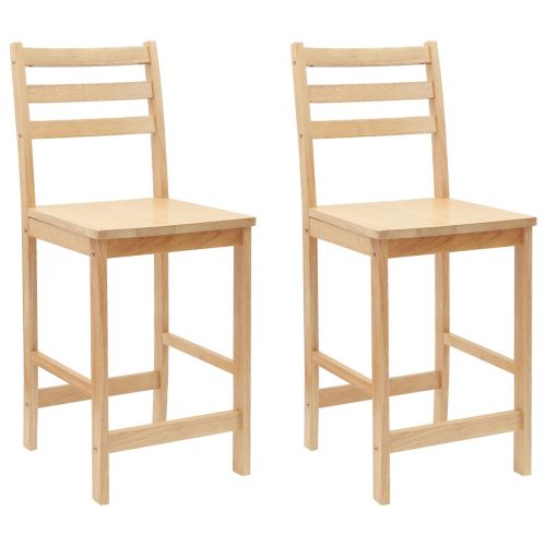 Обедени столове 2 pcs Естествен 40 x 47,5 x 99,5 см