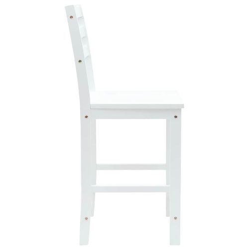 Обедени столове 2 pcs Бяло 40 x 47,5 x 99,5 см