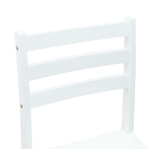 Обедени столове 2 pcs Бяло 40 x 47,5 x 99,5 см