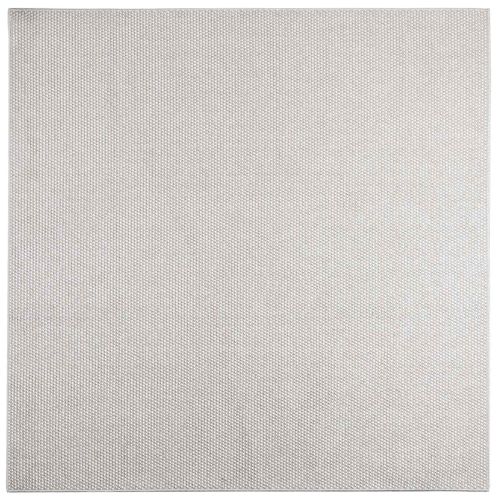 Килими за помещение LUGO Кремав и сив 200 x 200 cm Полиестер