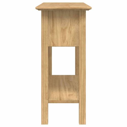 Конзолна маса с чекмедже BODO Меден кафяв 91 x 34.7 x 74 см