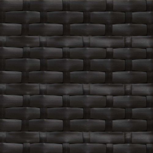 Градински Софа Комплект с възглавница 2 pcs Черен и кремав