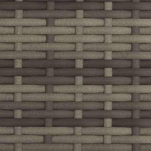 Комплект градински диван с функция на легло Сив и тъмен сив