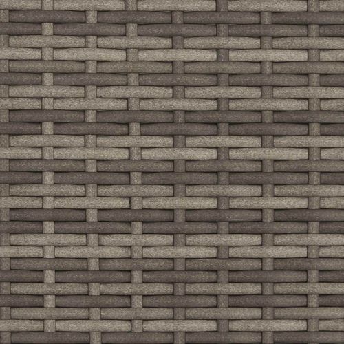 Лежанка за градина Сив и тъмен сив 56 x 60 x 112 см полиратан