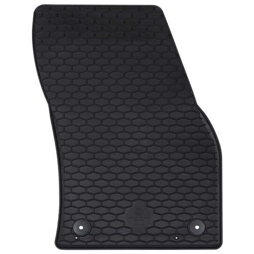 Автомобилен килим 4 pcs Черно Каучук