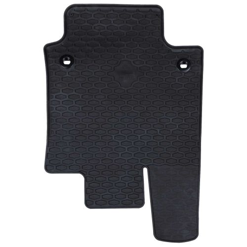 Автомобилен килим 4 pcs Черно Каучук