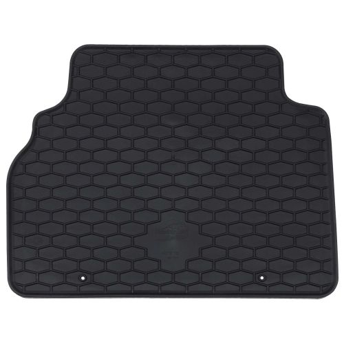 Автомобилен килим 4 pcs Черно Каучук