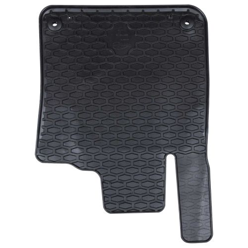 Автомобилен килим 4 pcs Черно Каучук