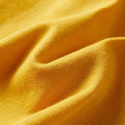 Детска тениска с дълъг ръкав, охра, 140