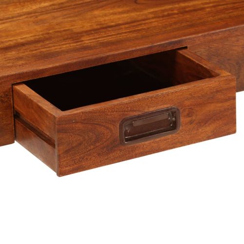 Бюро масивно акациево дърво с меден финиш 110x50x76 см