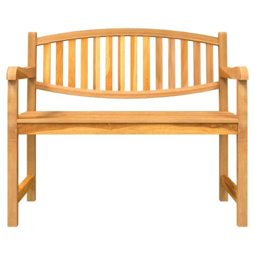 Градински трапезен комплект, 5 части, тиково дърво масив