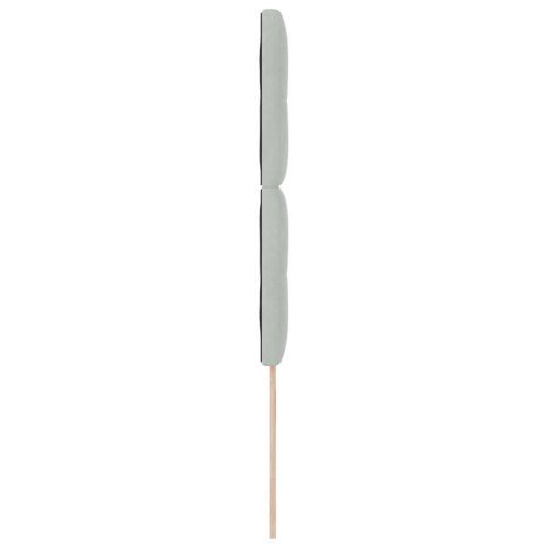 Облегалка за глава Светлосиво 80 cm Кадифе