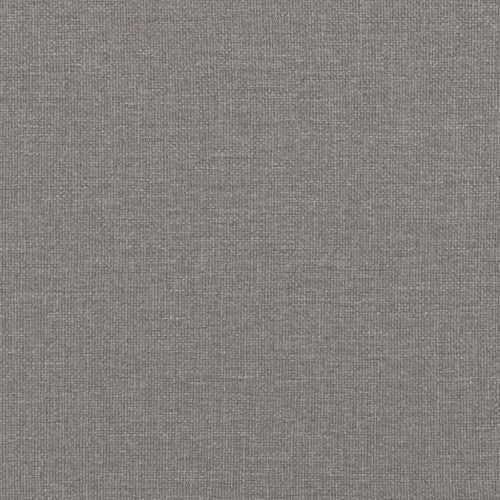 Легло с пружинирана основа с матрак Таупе 90 x 200 cm текстил