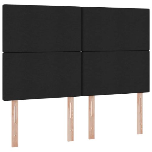 Легло с място за съхранение и матрак Черно 140 x 200 cm