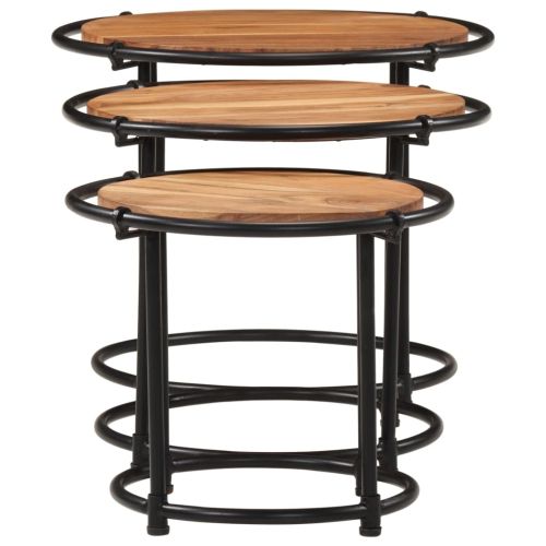 Стифиращи маси, 3 бр, акация масив