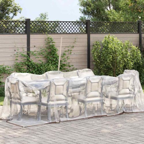 Прозрачен брезент с капси 2х4 м Полиетилен