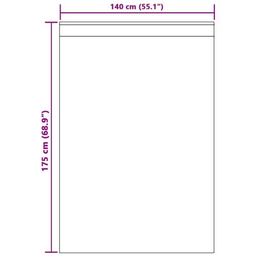 Затъмняващи завеси 2 pcs Черно 140 x 175 cm Кадифе