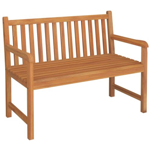 Градински трапезен комплект, 5 части, тиково дърво масив