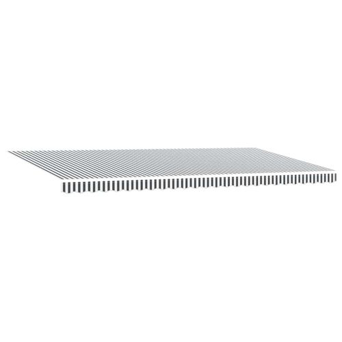 Автоматично прибираща се тента с LED антрацит и бял 600x300 см