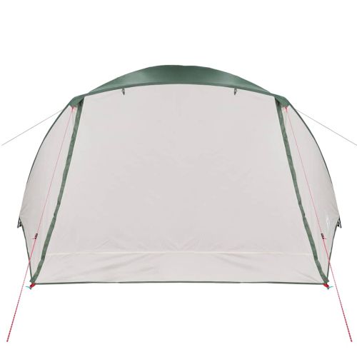 Къмпинг палатка с веранда, 4-местна, зелена, водоустойчива