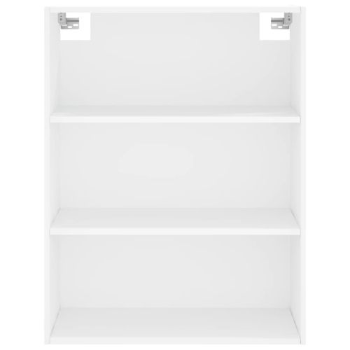 Висок шкаф, бял, 69,5x34x180 см, инженерно дърво