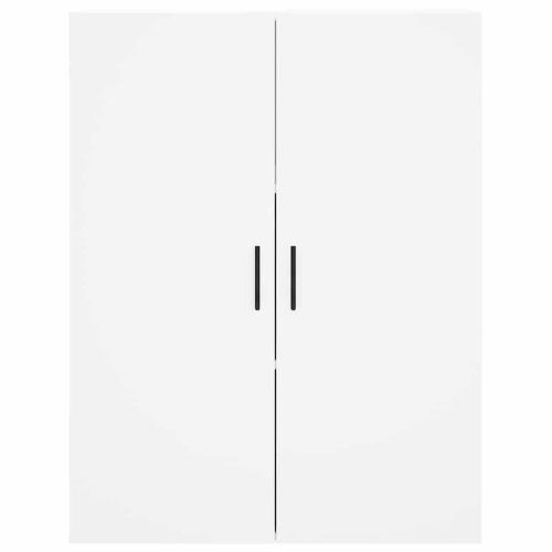 Висок шкаф, бял, 69,5x34x180 см, инженерно дърво