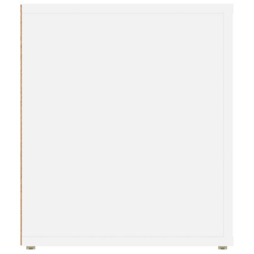 ТB шкаф, бял, 100x35x40 см, инженерно дърво