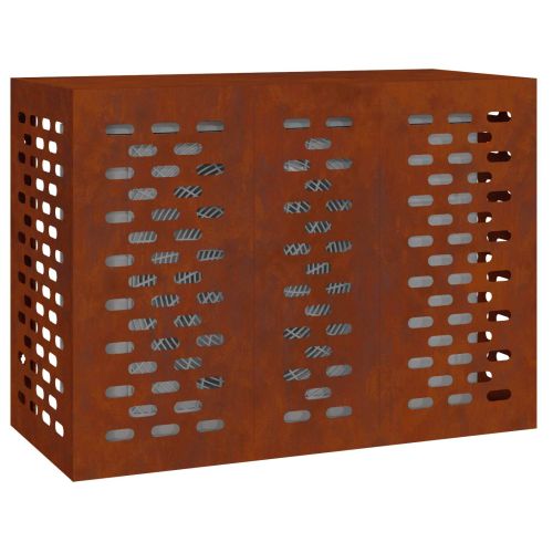 Покритие за климатик Ръждясало 110 x 50 x 80 cm