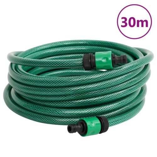 Свободностояща макара за маркуч с 30 м зелен маркуч PVC