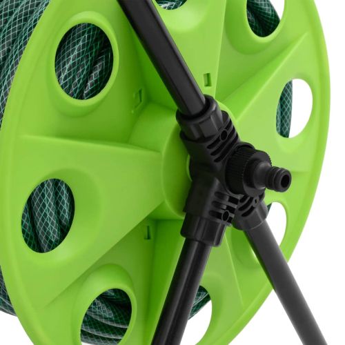 Макара за маркуч количка с 30 м зелен маркуч PVC