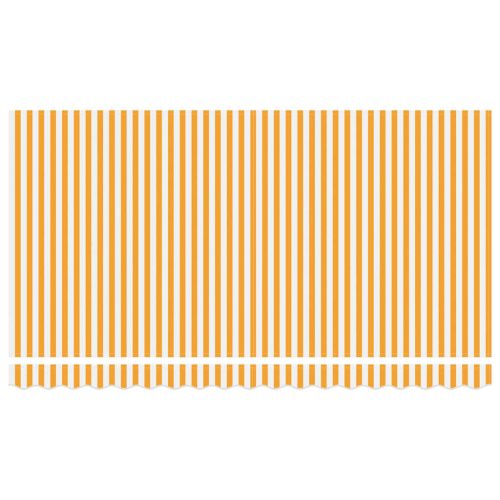 Сгъваем навес Жълто 350 x 200 cm текстил