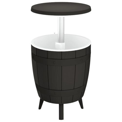 3-в-1 охладител за напитки и маса, черен, полипропилен