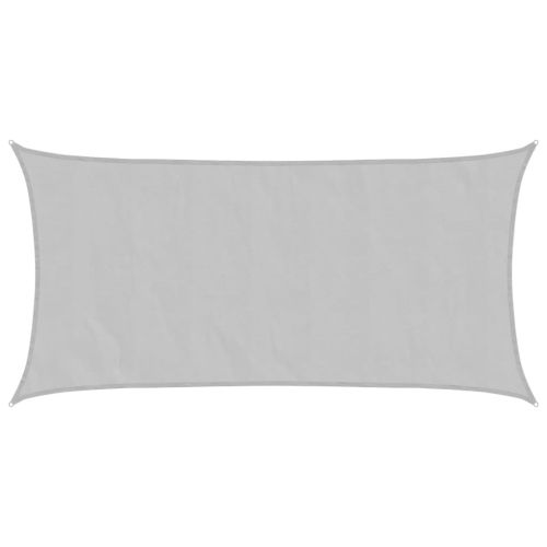 Слънцезащитно платно светлосиво 7x4 м 100% полиестер Оксфорд