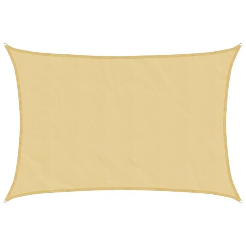 Слънцезащитно платно пясъчно 7x6 м 100% полиестер Оксфорд