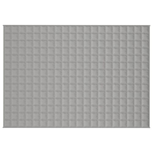 Утежнено одеяло сиво 137x200 см 10 кг плат