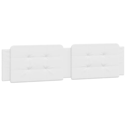 Рамка за легло с LED без матрак Zadar бяла 200x200 см