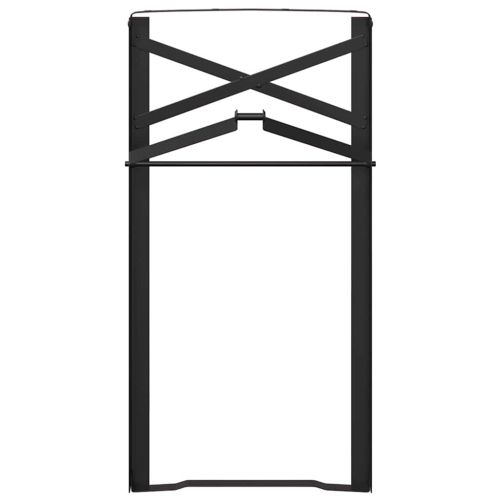Крак за бирена маса 2 pcs Черно 39 x 3 x 75 см