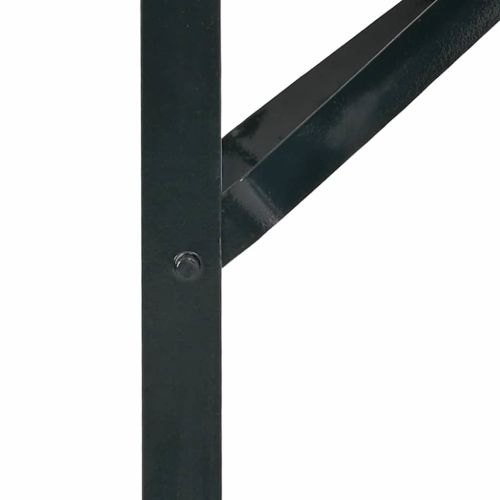 Крак за бирена маса 2 pcs Черно 39 x 3 x 75 см
