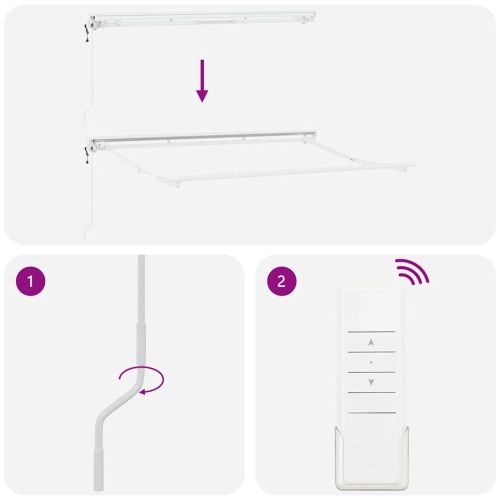 Рамка за сенник Антрацит и бяло 350 x 200 cm