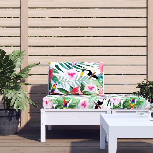 Палетни възглавници, 2 бр, многоцветни, плат Оксфорд