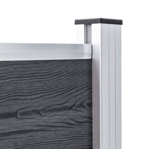 Оградни колове, 3 бр, алуминий, 185 см