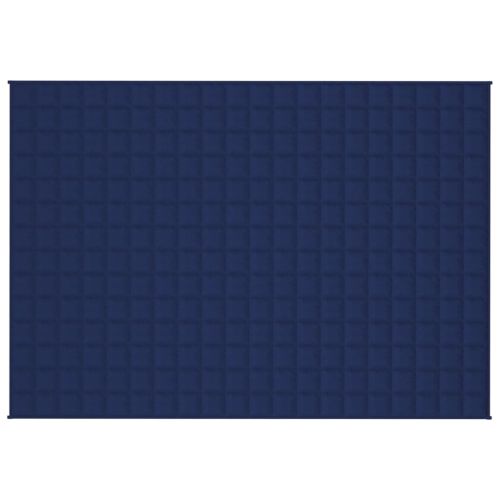 Утежнено одеяло синьо 140x200 см 10 кг плат