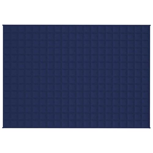 Утежнено одеяло синьо 138x200 см 10 кг плат