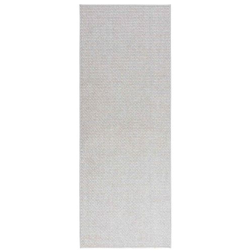 Килими за помещение LUGO Кремав и сив 200 x 80 см Полиестер