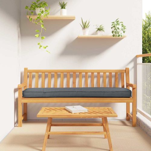 Възглавница за палети Антрацит 180 x 40 x 8 см Оксфордска тъкан