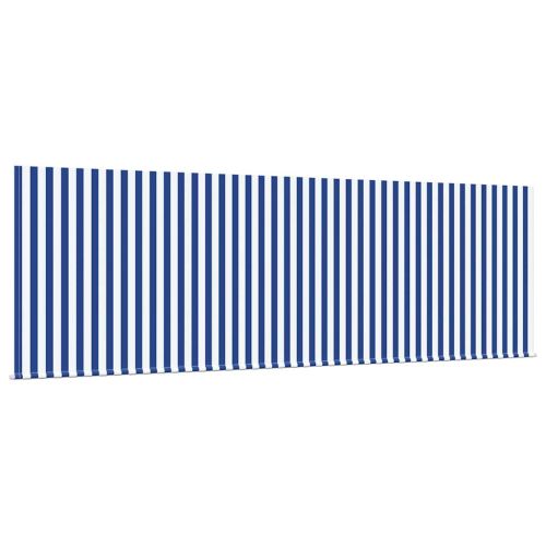 Сгъваем навес На райета Синьо 350 x 200 cm текстил