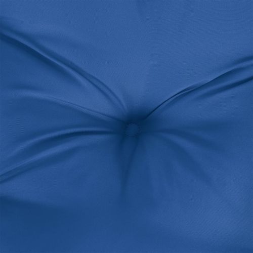 Палетна възглавница, кралско синя, 60x60x12 см, текстил