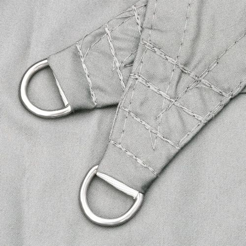 Слънцезащитно платно светлосиво 2,5x2 м 100% полиестер Оксфорд