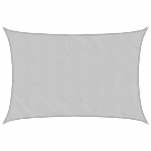 Слънцезащитно платно светлосиво 5x3,5 м 100% полиестер Оксфорд